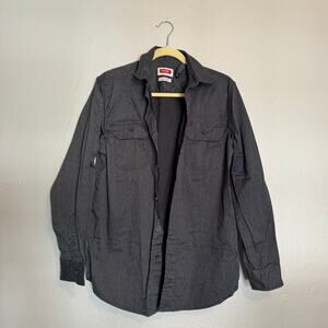 Wrangler Flex for Comfort Gray Button Down Shirt